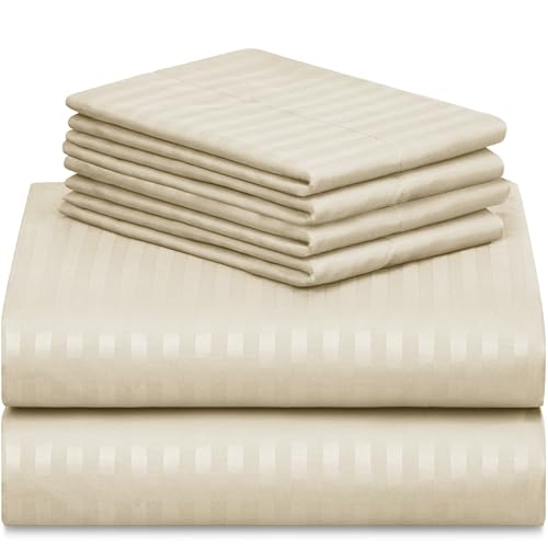 a stack of bed sheets