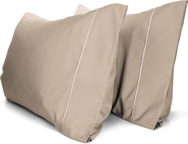 a pair of pillows on a white background