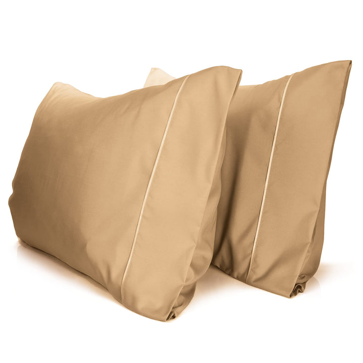 a pair of pillows on a white background