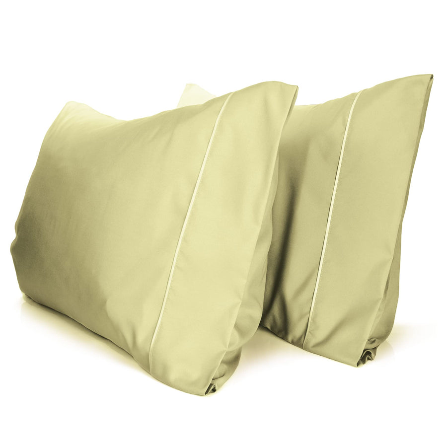 a pair of pillows on a white background